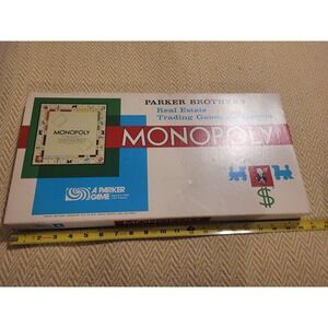 Vintage 1961 Monopoly Board Game Complete By Parker Brothers